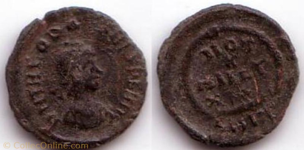 Ae4 Théodose Ier monnaie antique av jc ap romaine ae4 theodose ier