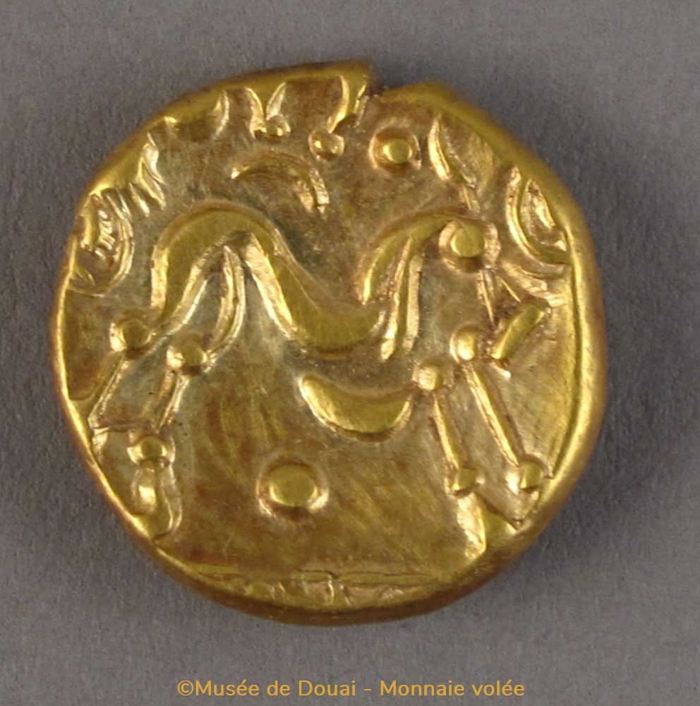 Dépôt Sin-Le-Noble - Statère - Monnaie volée monnaies antiquite av jc ap gauloises depot sin le noble statere monnaie volee