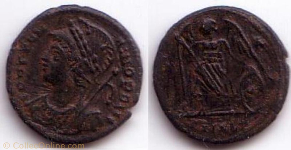 Ae3/4 Constantinopolis monnaie antique av jc ap romaine ae3 4 constantinopolis