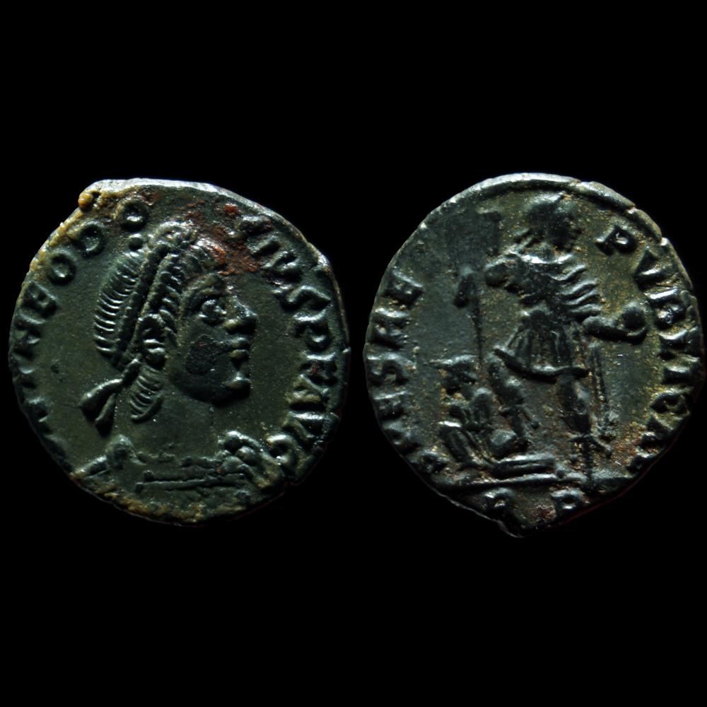 THEODOSE I Ae3 monnaie antique romaine theodose i ae3