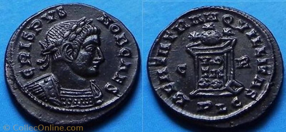 Ae3 Crispus monnaie antique av jc ap romaine ae3 crispus