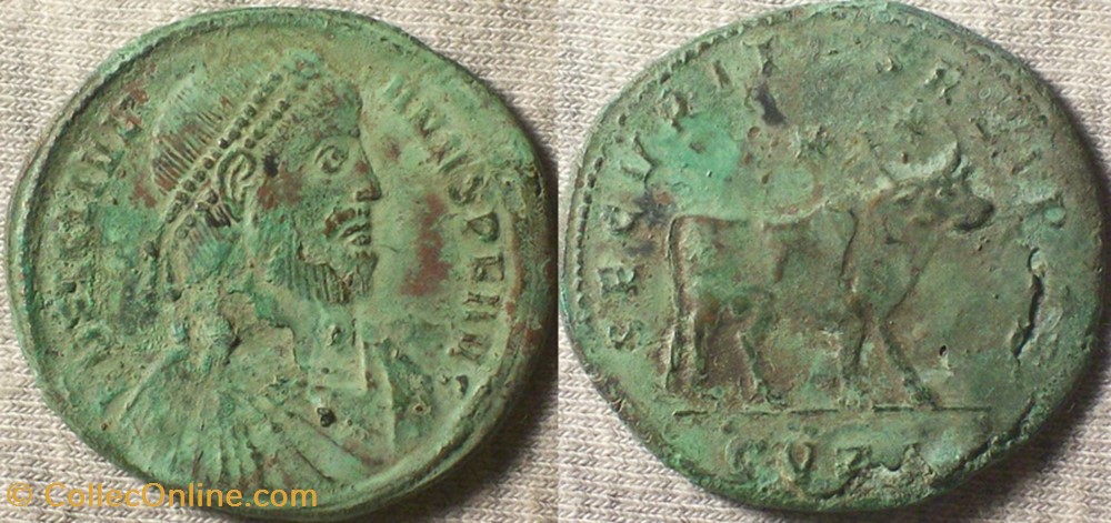 Double Maiorina Julien II FAUX MODERNE coin ancient c to roman republicain imperial double maiorina julien ii faux moderne