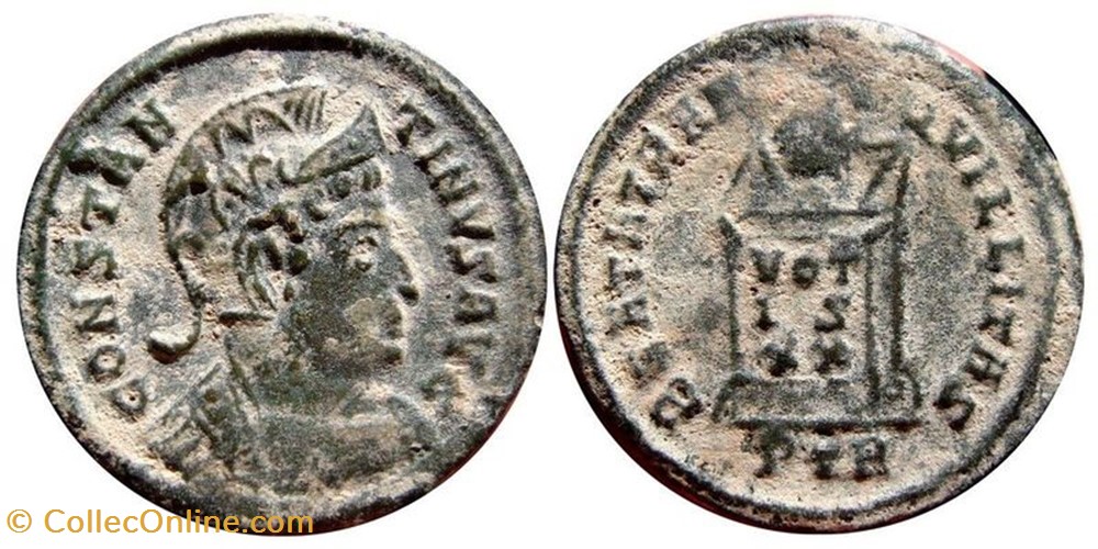 Ae3 Constantin Ier Faux moderne coin ancient b to roman republicain imperial ae3 constantin ier faux moderne