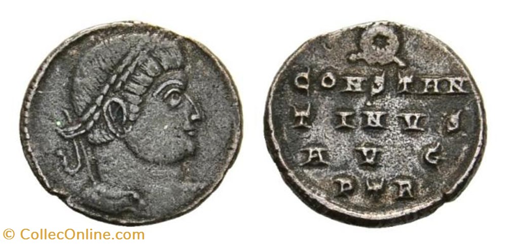 Ae3 Constantin Ier FAUX MODERNE coin ancient b to roman republicain imperial ae3 constantin ier faux moderne