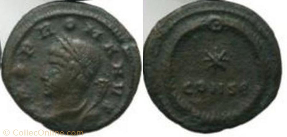 Ae4 Génie du peuple Romain monnaie antique av jc ap romaine ae4 genie du peuple romain