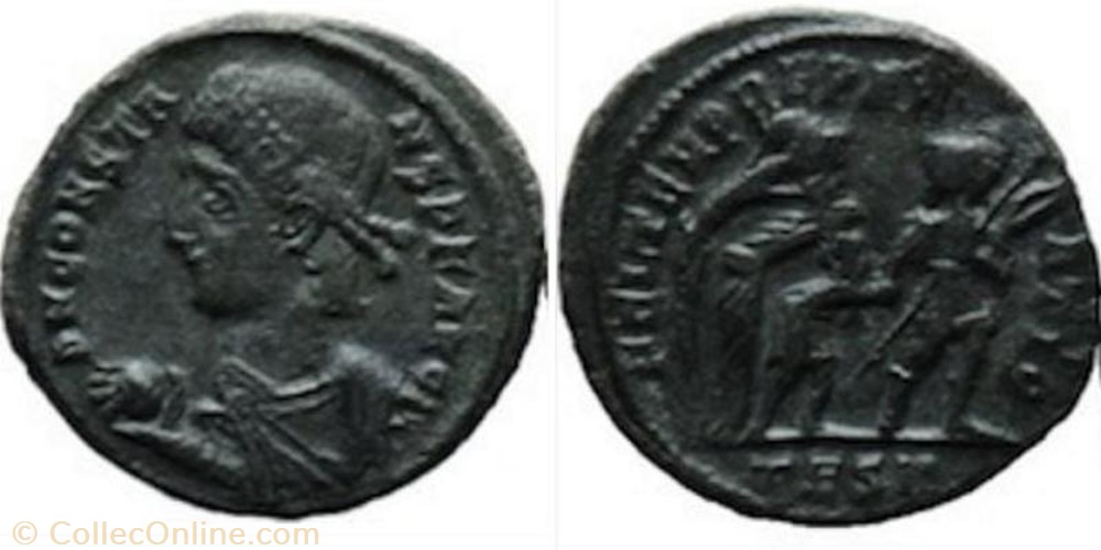 Ae2 Centenionalis Constans coin ancient b to roman ae2 centenionalis constans