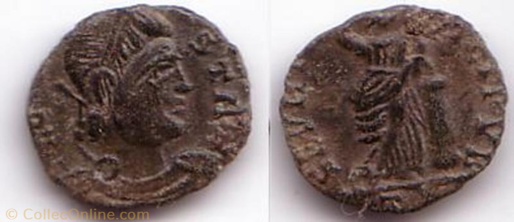 Ae3/4 Constans imitation monnaie antique av jc ap romaine ae3 4 constans imitation