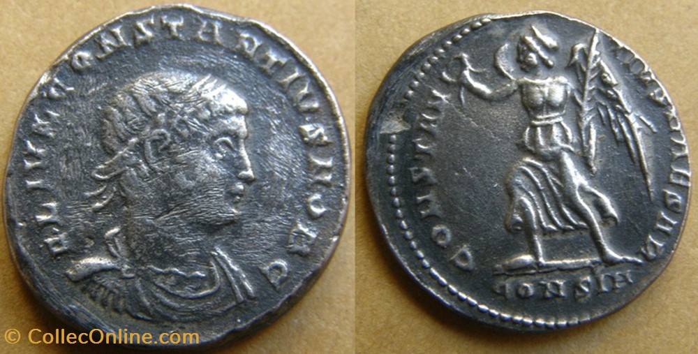 Silique Constance II FAUX MODERNE coin ancient b to roman republicain imperial silique constance ii faux moderne