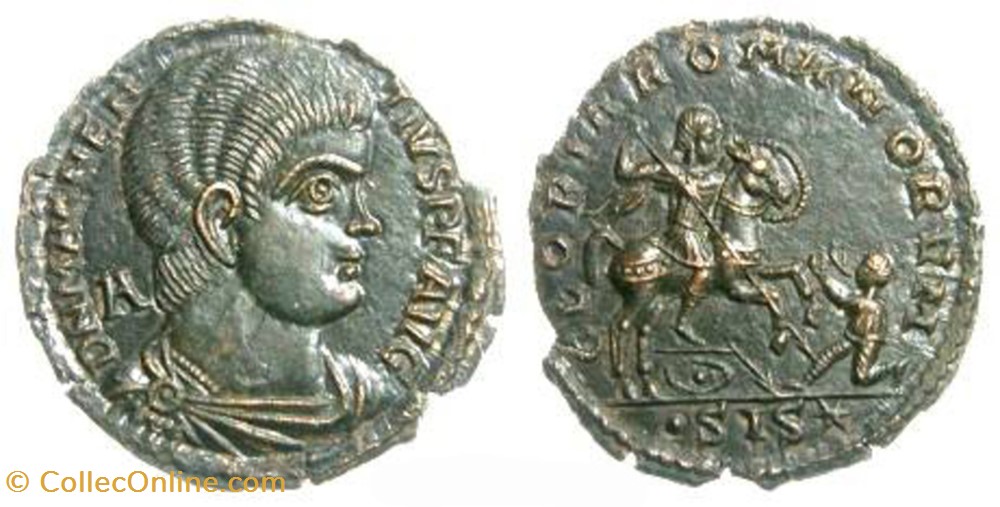Maiorina Magnence Faux moderne coin ancient b to roman republicain imperial maiorina magnence faux moderne