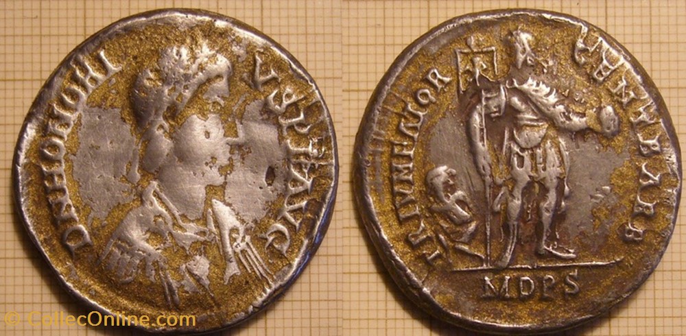 Médaillon Honorius Faux moderne coin ancient b c to roman republicain imperial medaillon honorius faux moderne