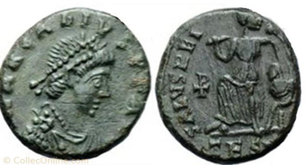 Ae4 Arcadius coin ancient b to roman ae4 arcadius