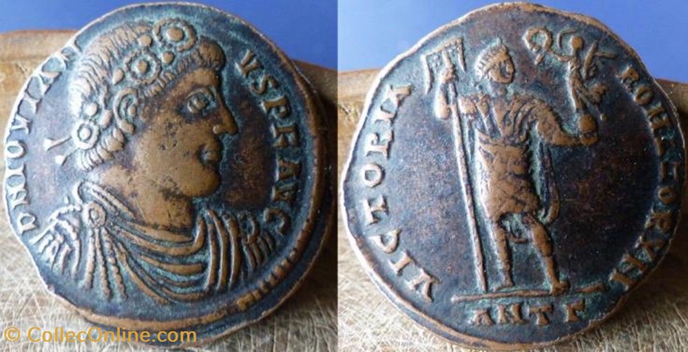 Ae1 Jovien FAUX Moderne coin ancient b c to roman republicain imperial ae1 jovien faux moderne