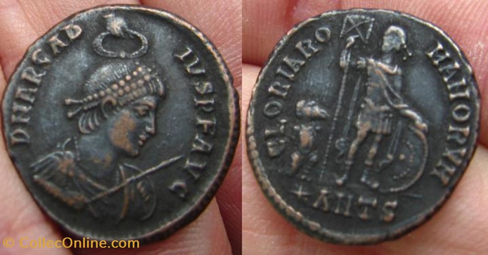 Ae2 Arcadius Faux moderne coin ancient b to roman republicain imperial ae2 arcadius faux moderne