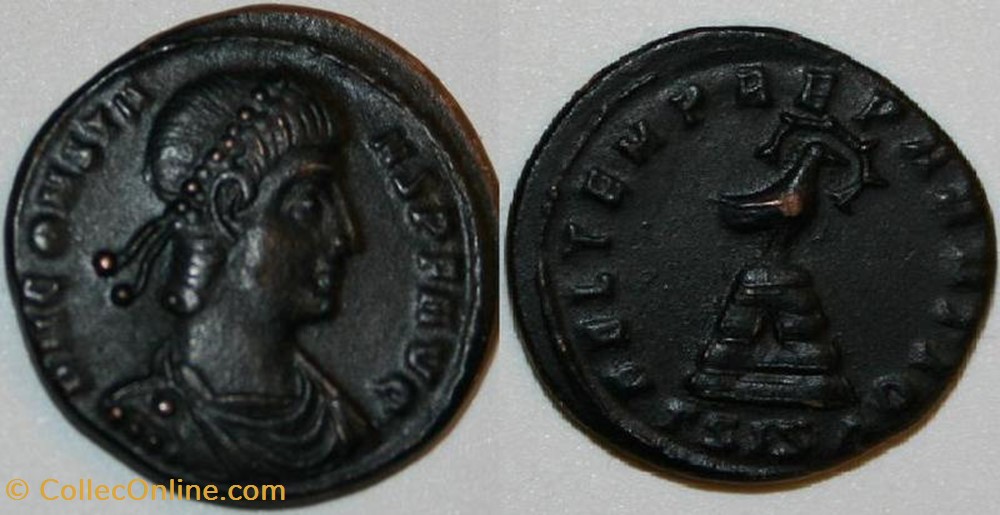 Ae3 Constans Faux moderne coin ancient b to roman republicain imperial ae3 constans faux moderne