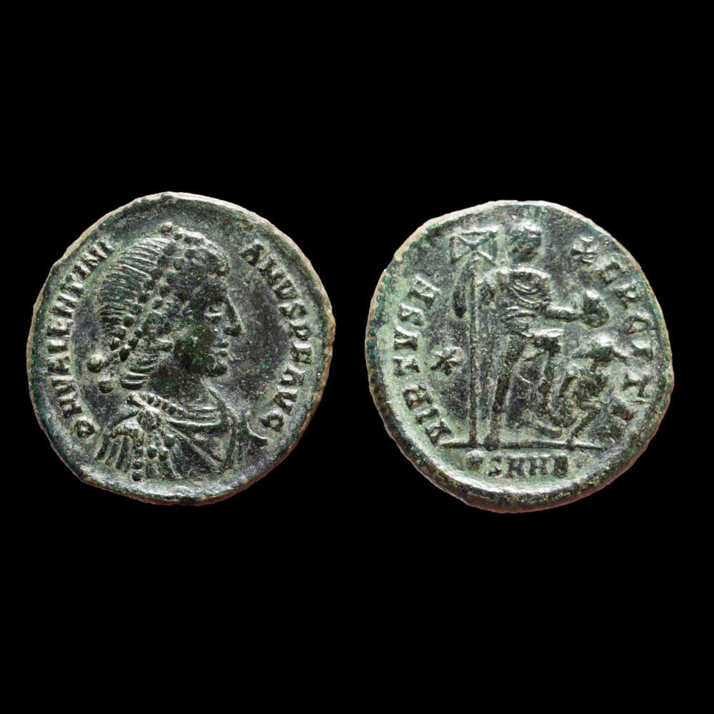 monnaie antique romaine valentinien ii ae2