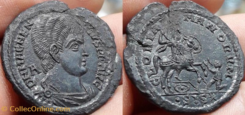 Maiorina Magnence Faux moderne coin ancient b to roman republicain imperial maiorina magnence faux moderne