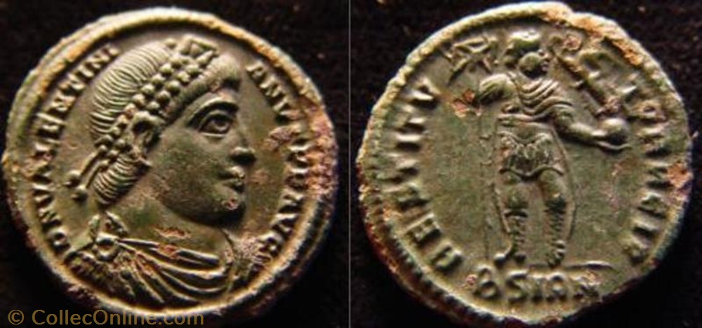 Ae3 Valentinien Ier coin ancient b c to roman ae3 valentinien ier