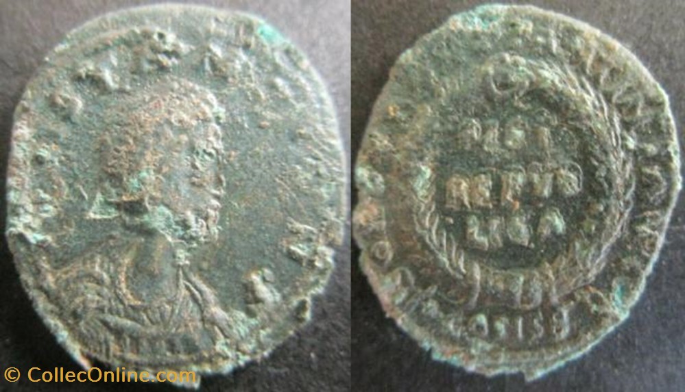 Ae3 Constantia FAUX MODERNE coin ancient b to roman republicain imperial ae3 constantia faux moderne
