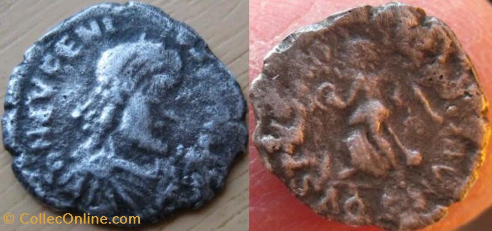 silique Eugène FAUX MODERNE coin ancient b c to roman republicain imperial silique eugene faux moderne