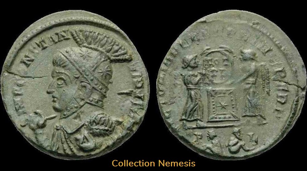 CONSTANTIN I Ae3 monnaie antique av jc ap romaine republicaine imperiale constantin i ae3