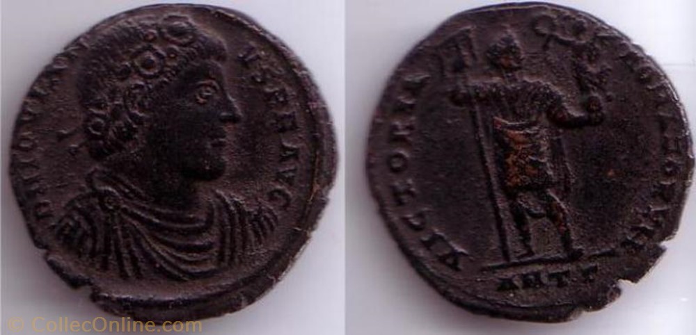 Ae1 Jovien coin ancient b c to roman ae1 jovien