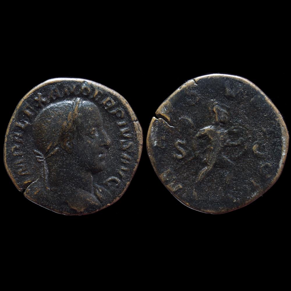 ALEXANDRE SÉVÈRE Sesterce monnaie antique romaine alexandre severe sesterce