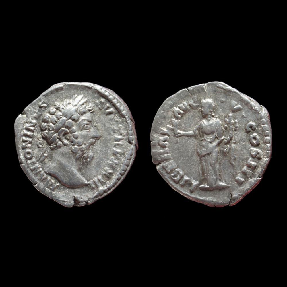 MARC AURÈLE Denier monnaie antique romaine marc aurele denier