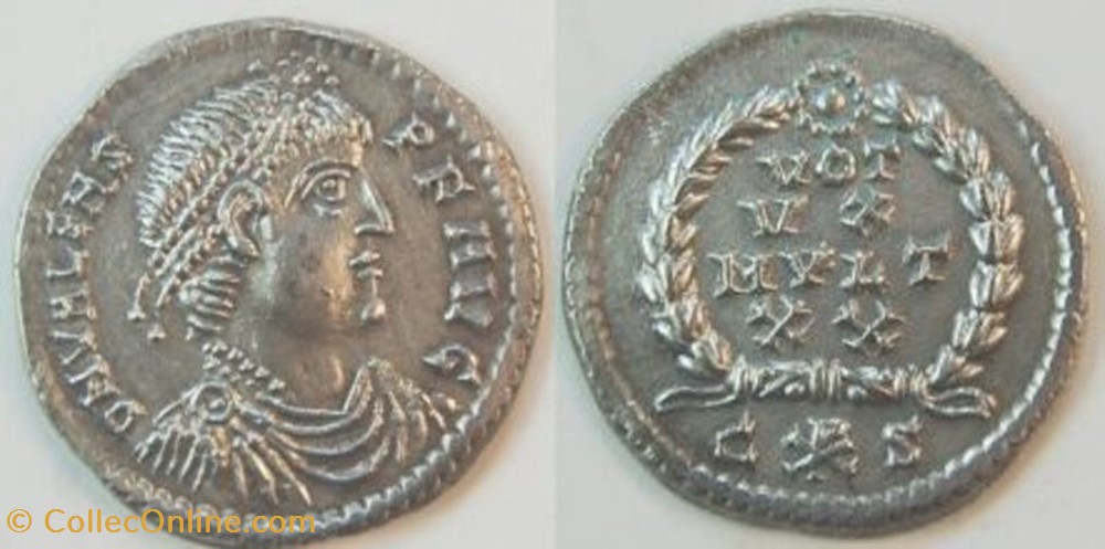 silique Valens FAUX MODERNE coin ancient b c to roman republicain imperial silique valens faux moderne