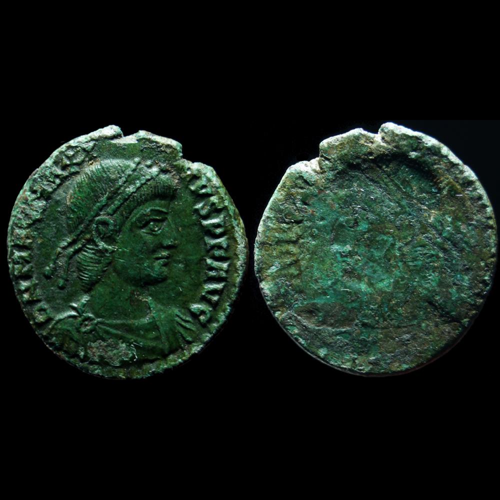 MAGNUS Maxime Ae2 incus monnaie antique romaine magnus maxime ae2 incus