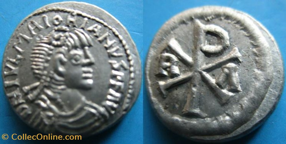 coin ancient b c to roman republicain imperial silique majorien faux moderne