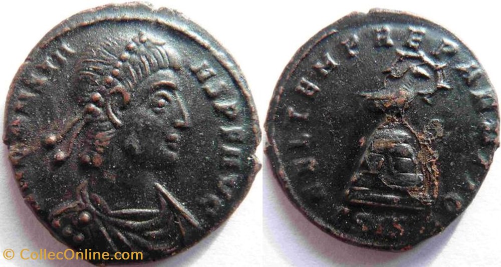 Ae3 Constans faux moderne coin ancient b to roman republicain imperial ae3 constans faux moderne