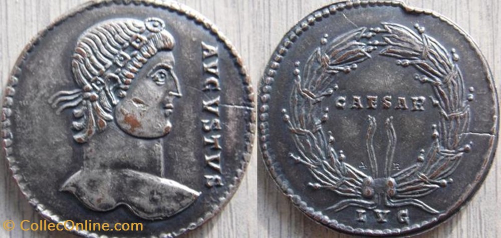 Médaillon argent Constantin I FAUX Moderne coin ancient b to roman republicain imperial medaillon argent constantin i faux moderne