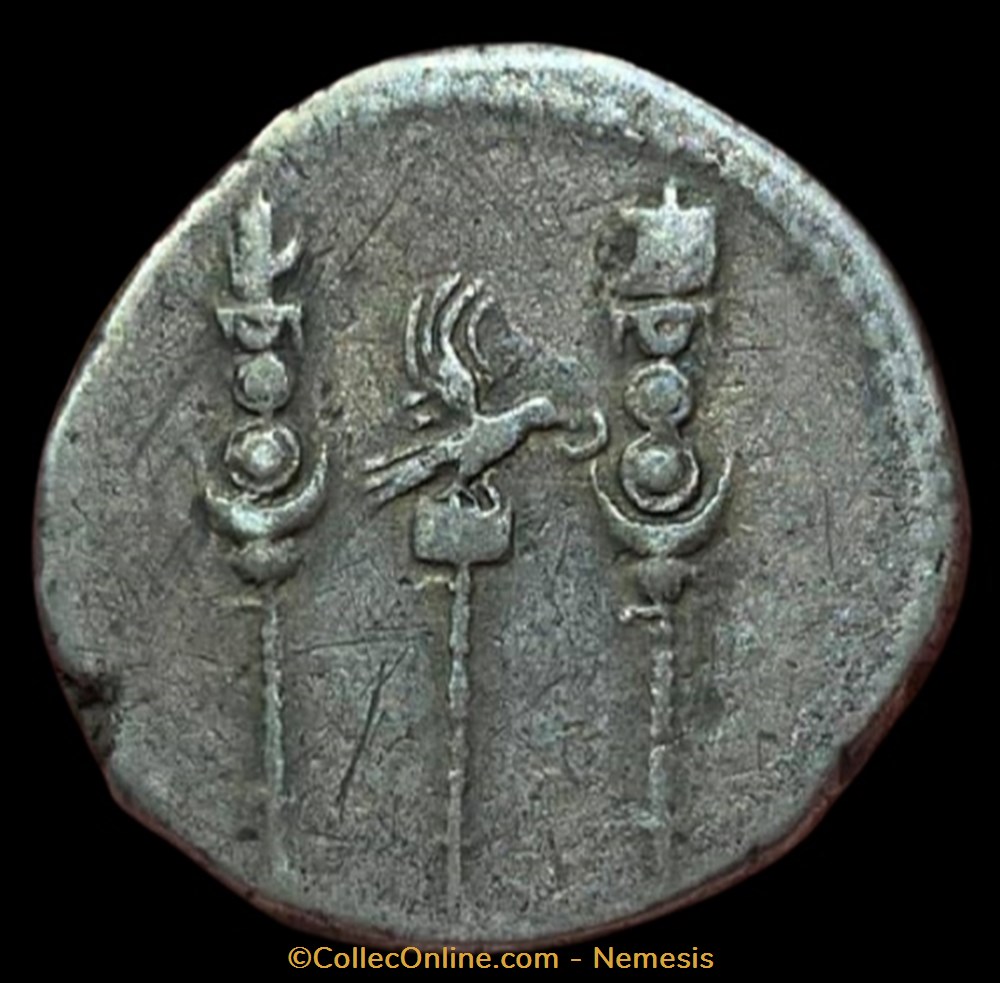 DOMITIEN Cistophore 3 monnaies antiquite av jc a ap romaines republicaines imperiales domitien cistophore