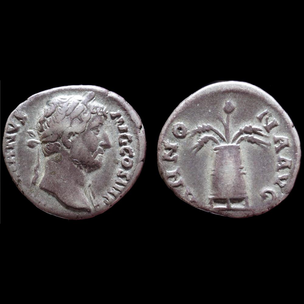 HADRIEN Denier monnaie antique romaine hadrien denier