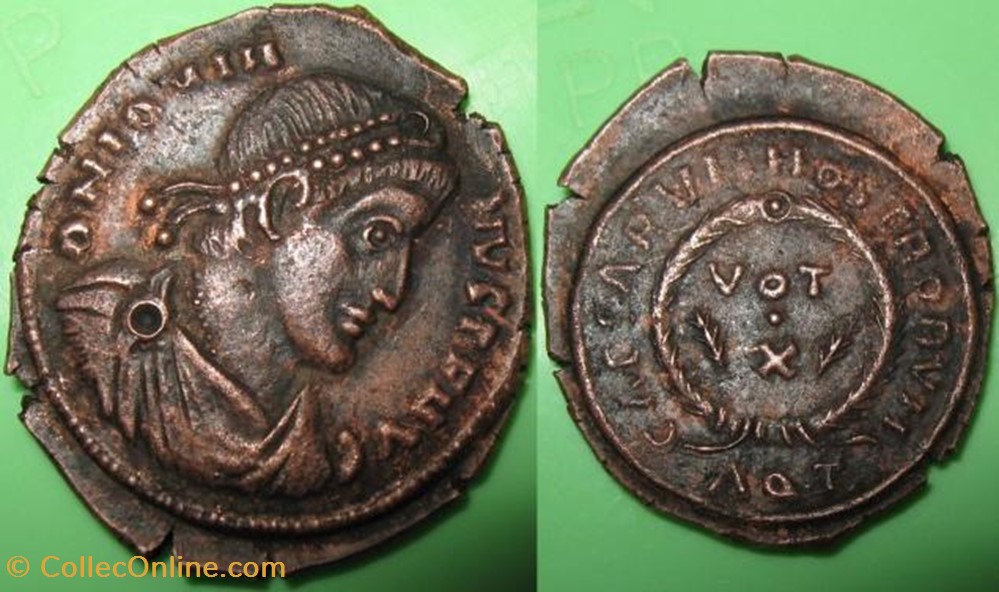 Ae3 Jovien Faux moderne coin ancient b c to roman republicain imperial ae3 jovien faux moderne