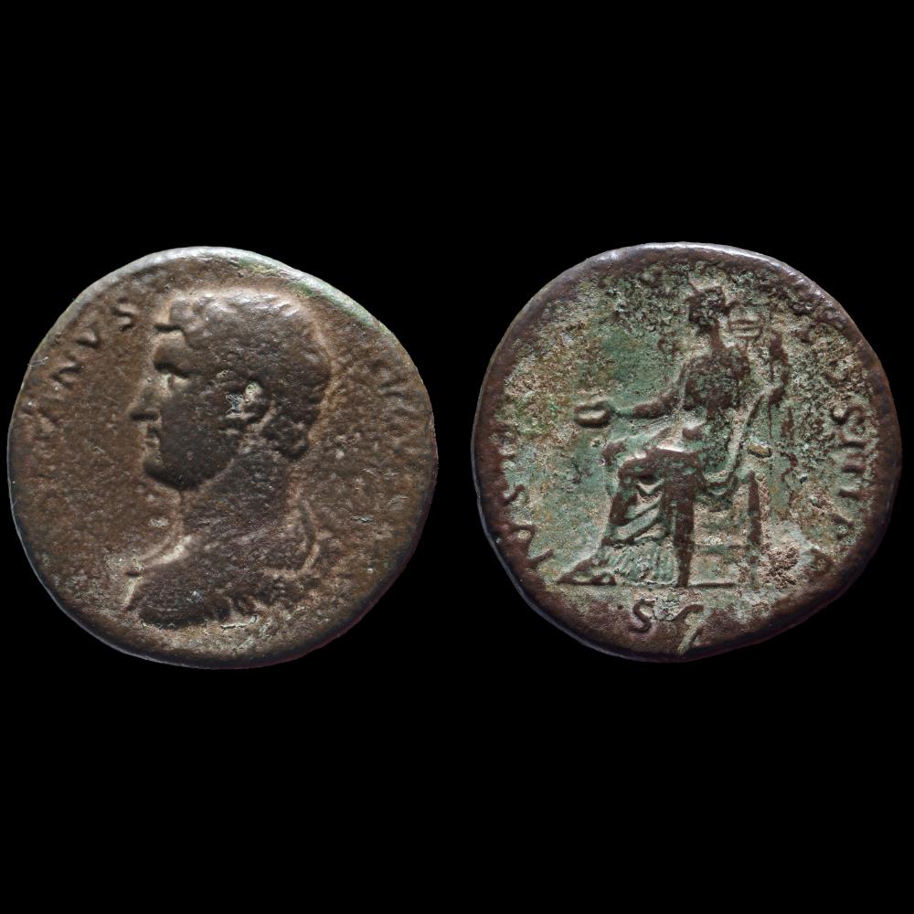 HADRIEN Sesterce monnaie antique romaine hadrien sesterce
