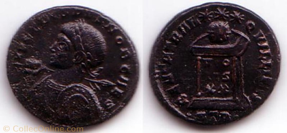 Ae3 Crispus monnaie antique av jc ap romaine ae3 crispus