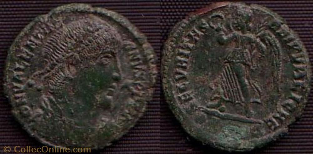 Ae3 Valentinien Ier monnaie antique av jc ap romaine ae3 valentinien ier