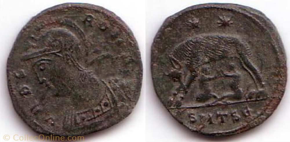 Ae3 Vrbs Roma monnaie antique av jc ap romaine ae3 vrbs roma