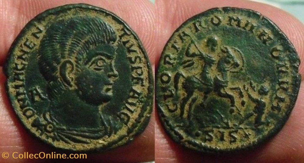 Maiorina Magnence Faux moderne coin ancient b to roman republicain imperial maiorina magnence faux moderne