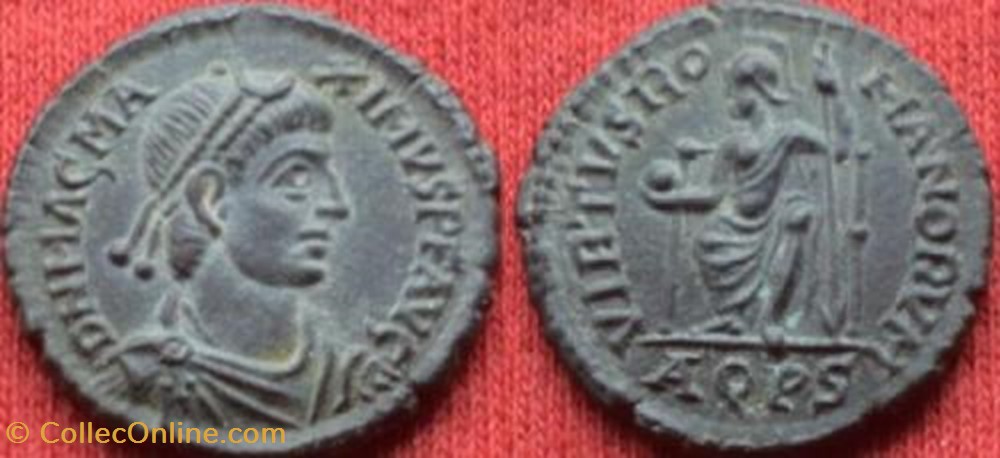 silique Magnus Maximus FAUX MODERNE coin ancient b c to roman republicain imperial silique magnus maximus faux moderne