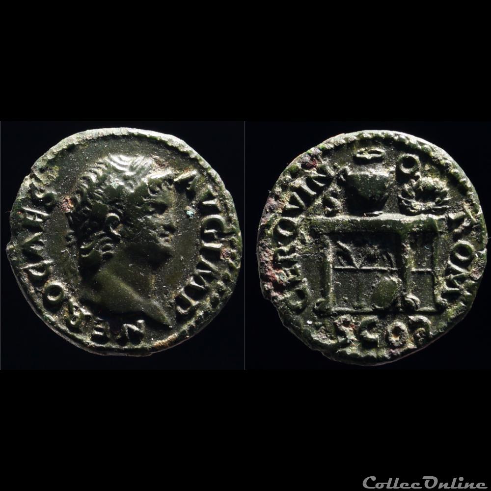 monnaie antique av jc a ap romaine republicaine imperiale neron semis