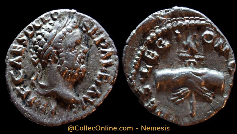 CLODIUS ALBINUS Denier monnaie antique av jc ap romaine republicaine imperiale clodius albinus denier