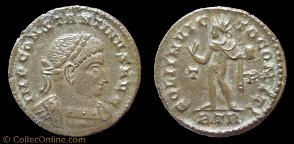 Ae3 Follis réduit Constantin Ier monnaie antique av jc ap romaine ae3 follis reduit constantin ier