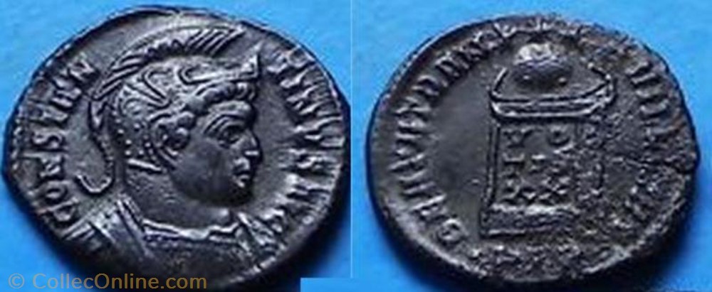 Ae3 Constantin Ier coin ancient b to roman ae3 constantin ier