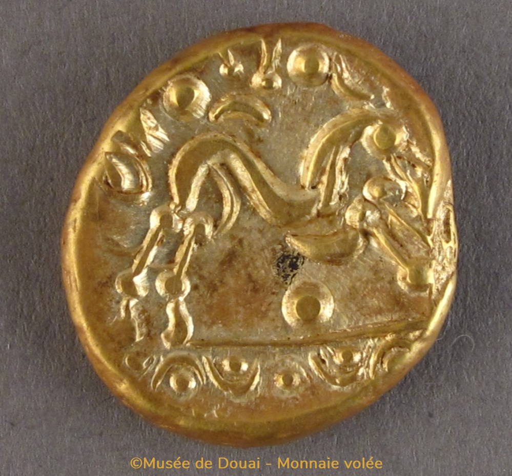 Dépôt Sin-Le-Noble - Statère - Monnaie volée monnaies antiquite av jc ap gauloises depot sin le noble statere monnaie volee