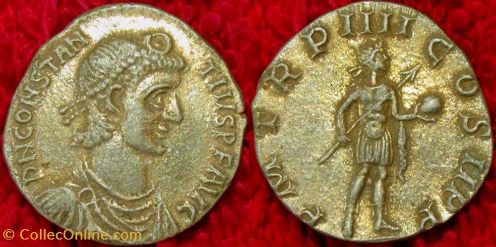 « Silique » Constance II FAUX MODERNE coin ancient b to roman republicain imperial silique constance ii faux moderne