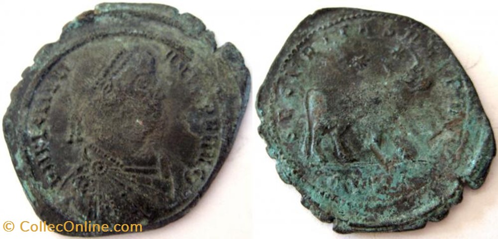 Double Maiorina Julien II FAUX MODERNE coin ancient c to roman republicain imperial double maiorina julien ii faux moderne