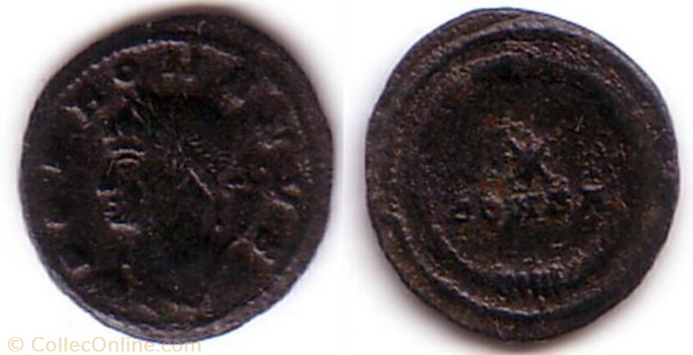 Ae4 Génie du peuple Romain monnaie antique av jc ap romaine ae4 genie du peuple romain