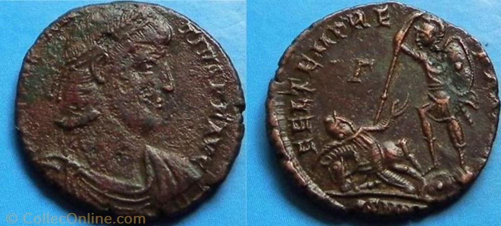 Ae2 Constance II coin ancient b to roman ae2 constance ii